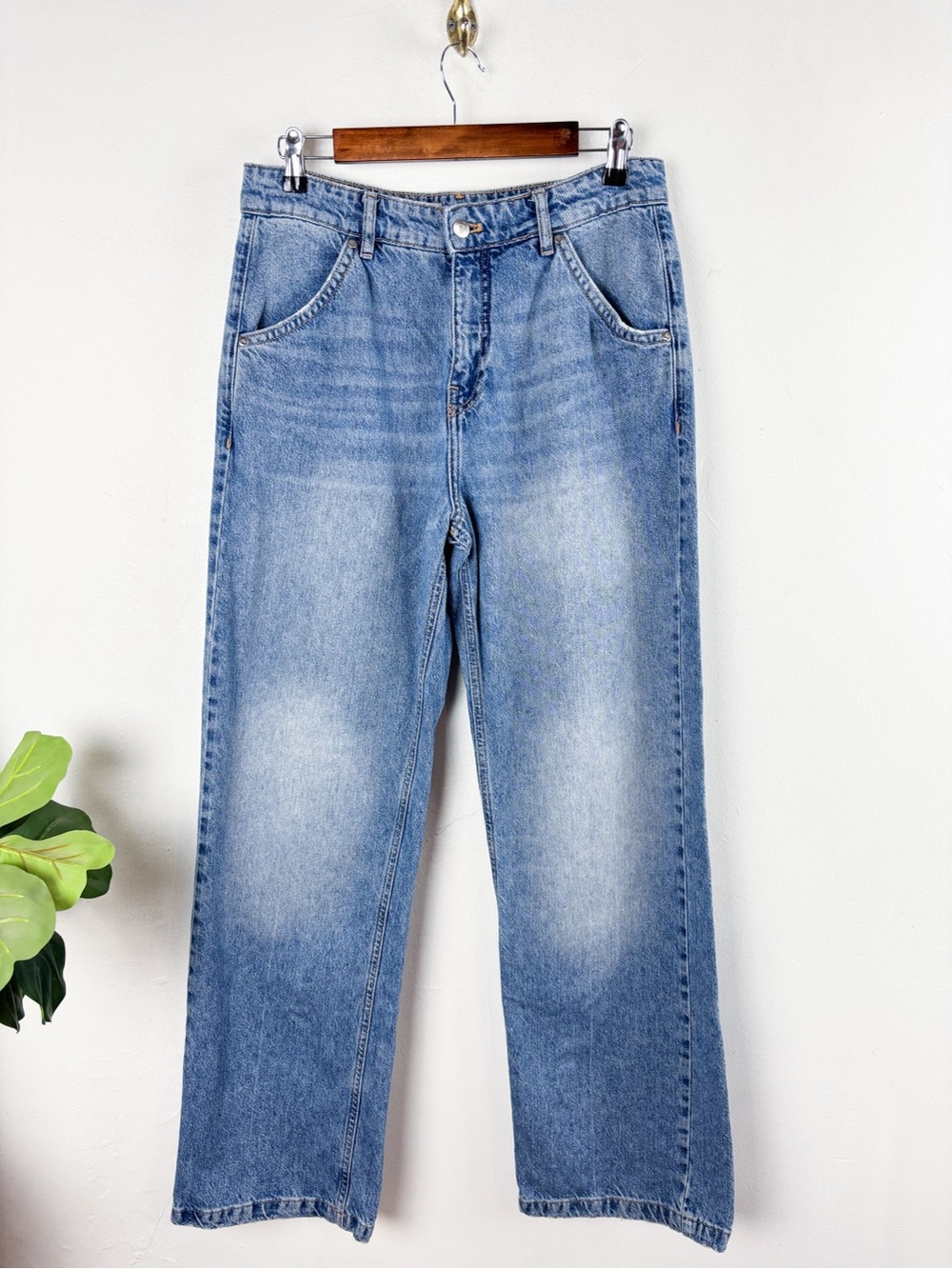 Pilcro Anthropologie Women’s Mid Rise Wide Leg Jeans Sz 29